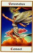 tarot angeles Potestad Camael